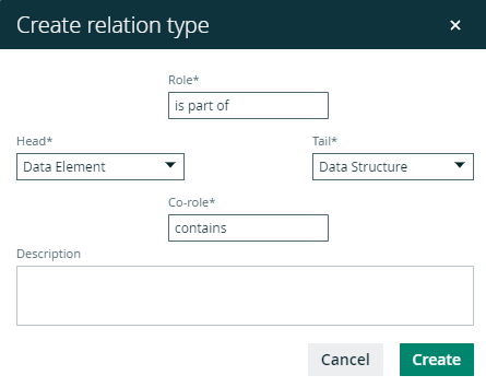 Create a relation type