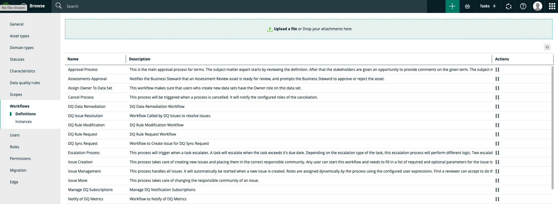 DQ Workflows