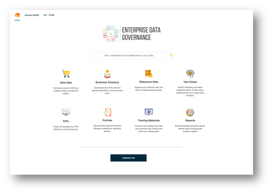 Example dashboard 2 - navigate Collibra