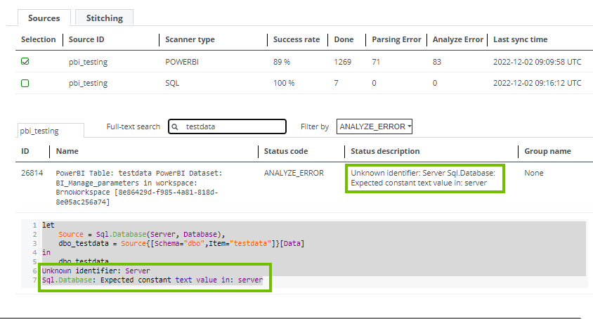 Working with Power Query parameters (public beta)