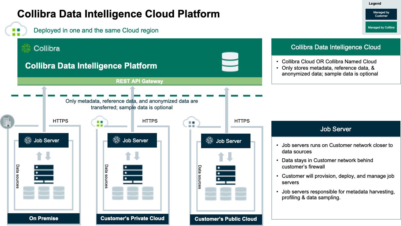 Overview Collibra Data Intelligence Cloud platform with Jobserver