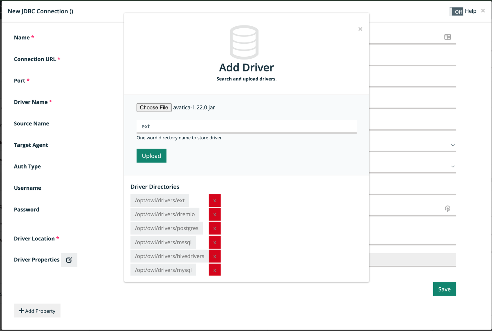 adding a custom driver