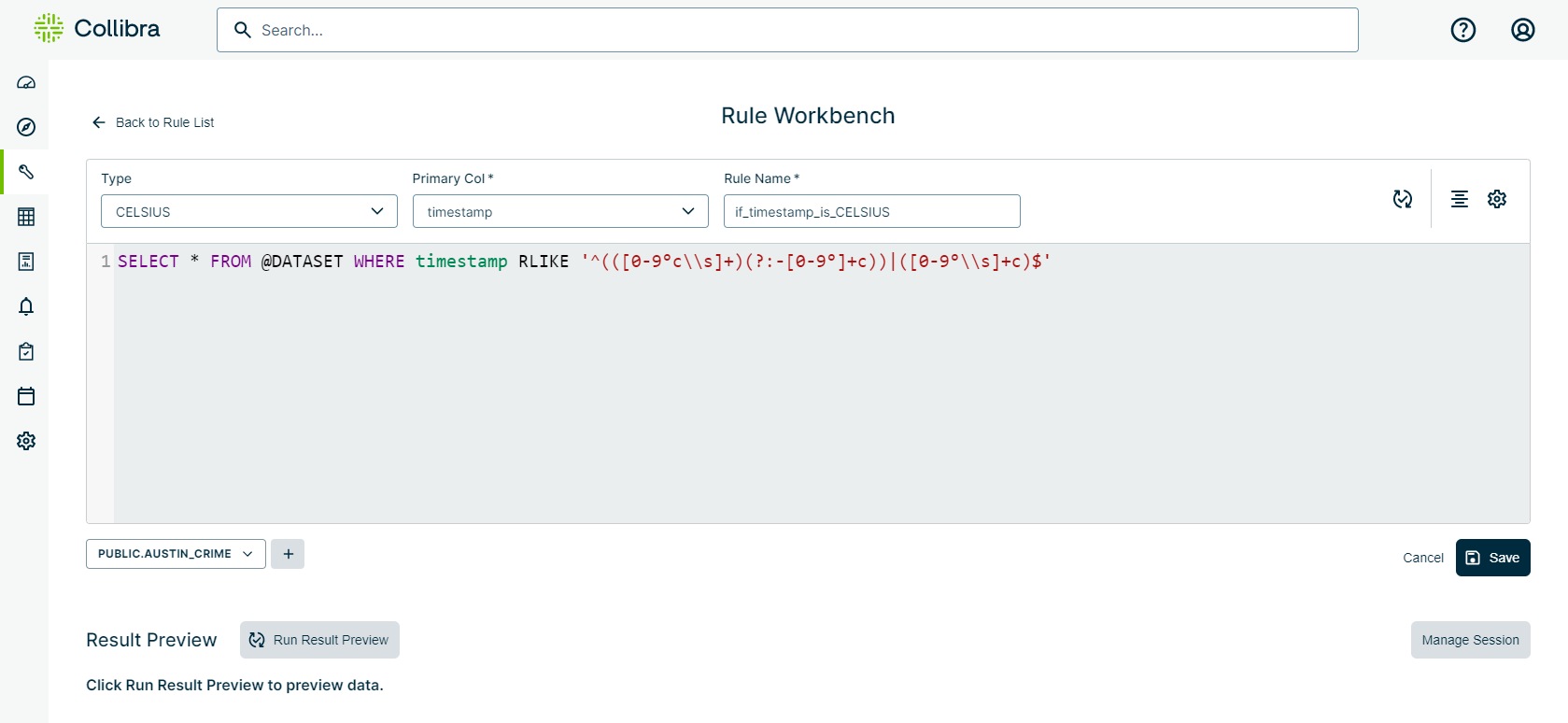 rule workbench