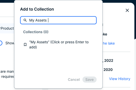 Create a collection