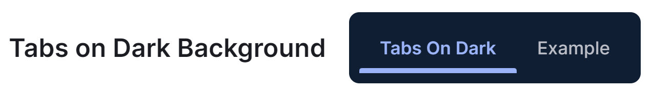 Tabs on a dark background Image of tabs on a dark background