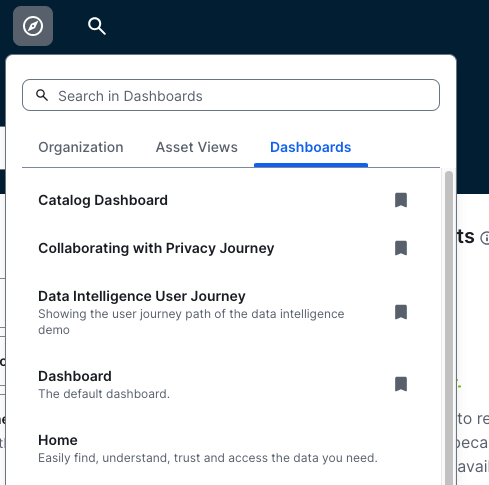 Open a dashboard