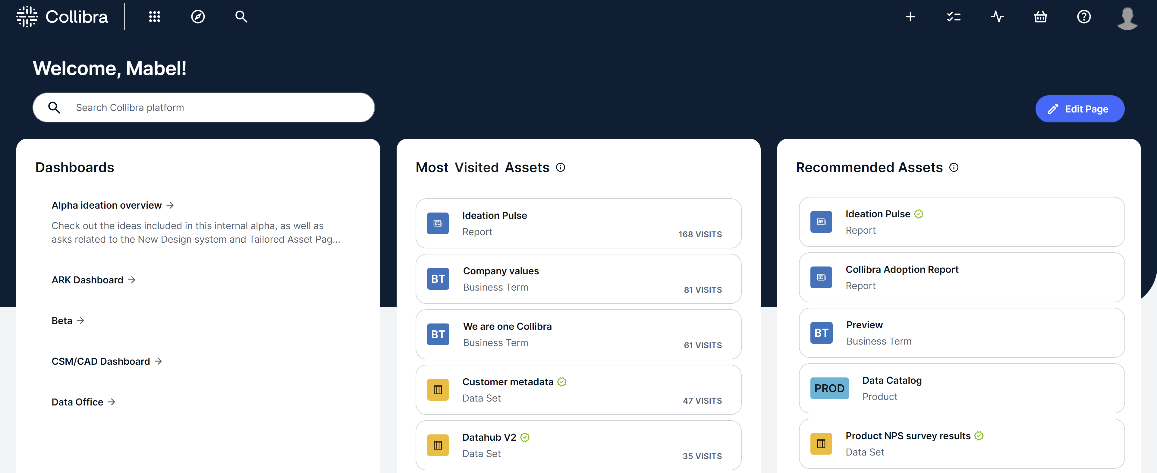 Image of the Homepage