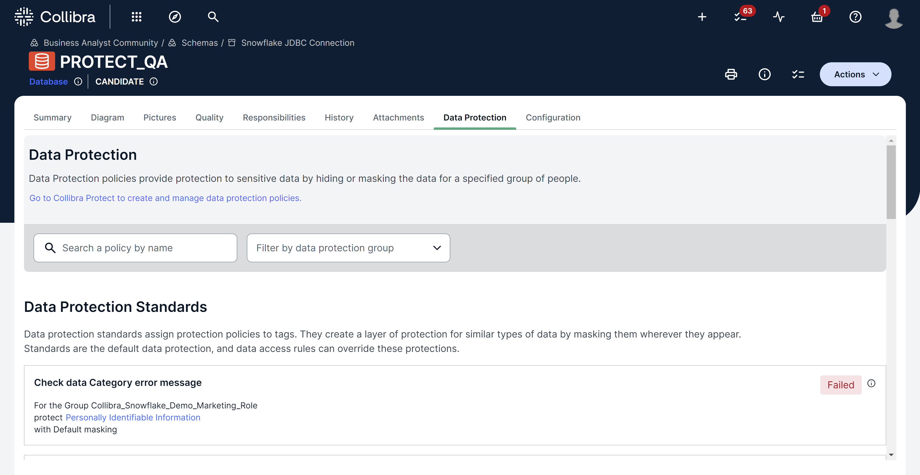 Asset data protection