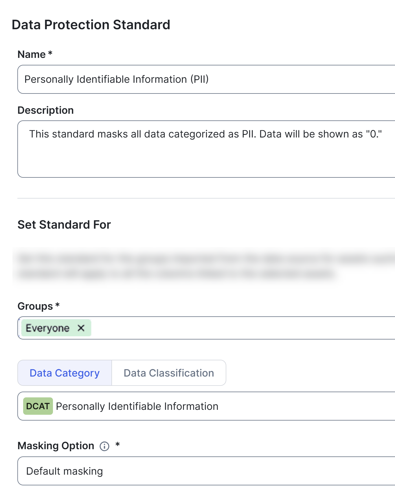 Image of a standard