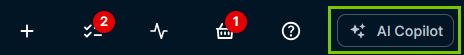 Image of the Collibra AI Copilot button