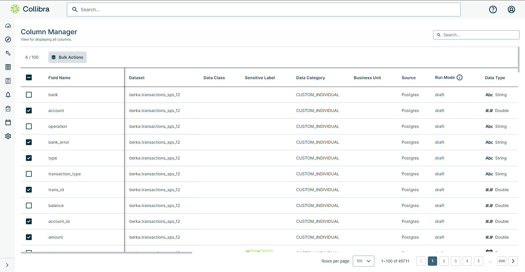 column manager screenshot