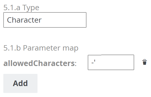 Tokenizer settings