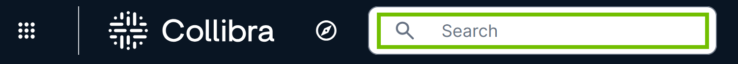 Image of the global search box