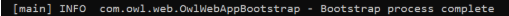 screenshot of log file