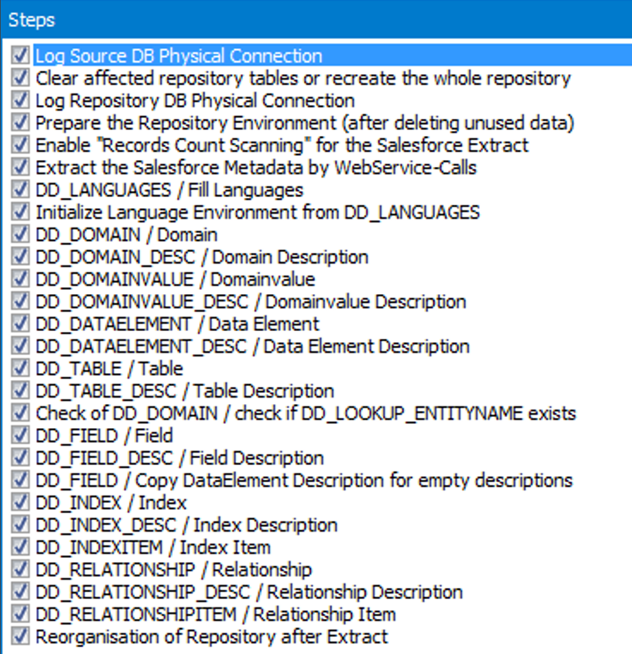 Wizard Extract Extracting metadata from SuccessFactors
