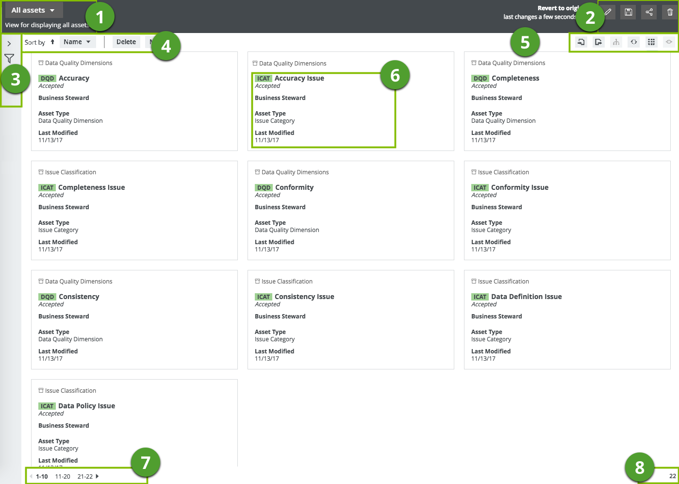 Image of tile display mode