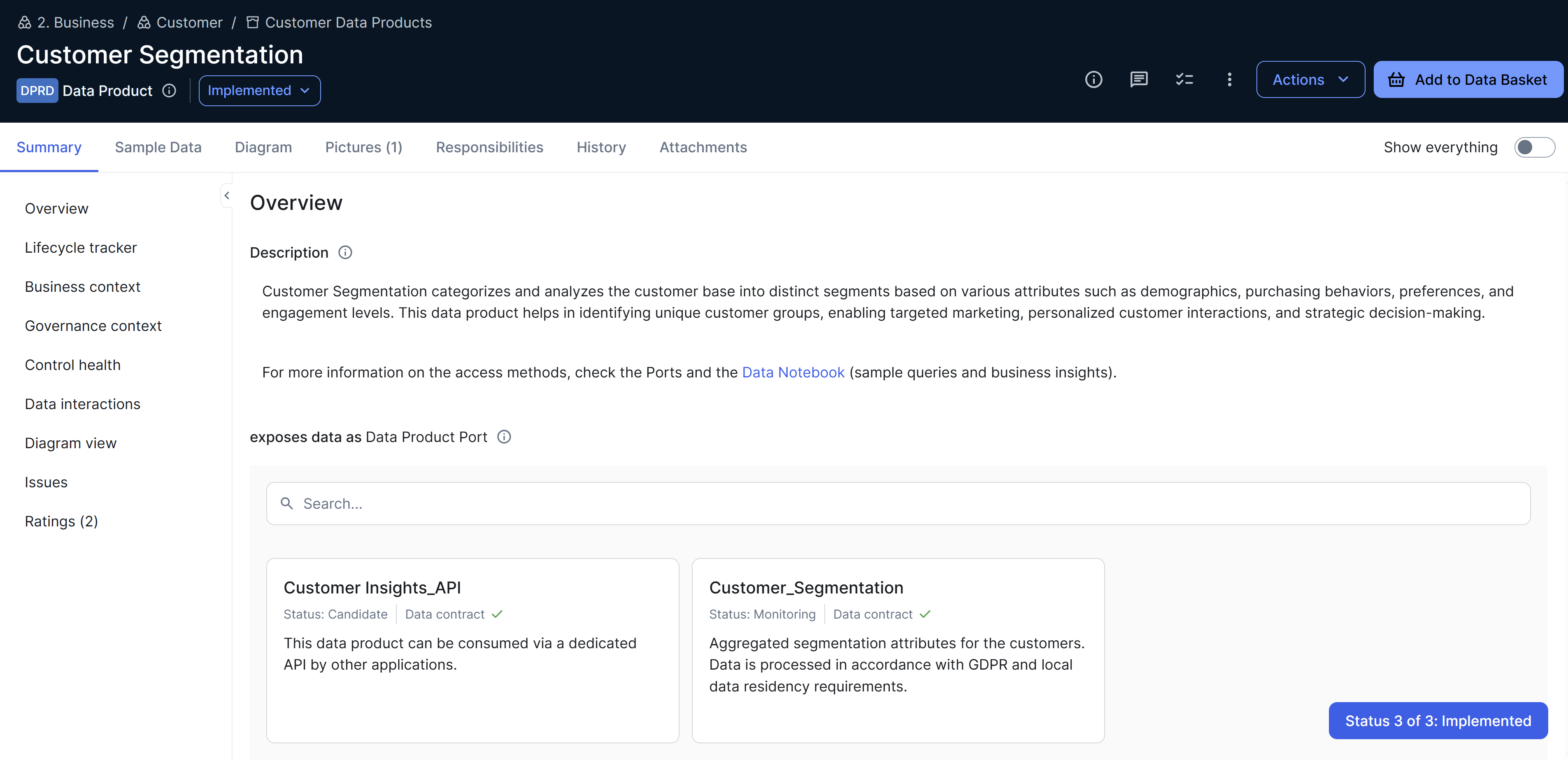 Image of Data Product asset