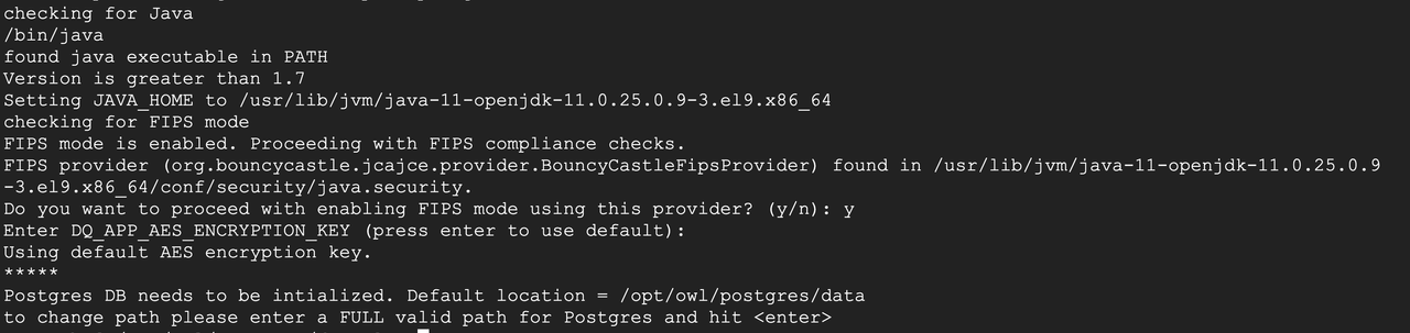 image of fips-enabled standalone dq installation